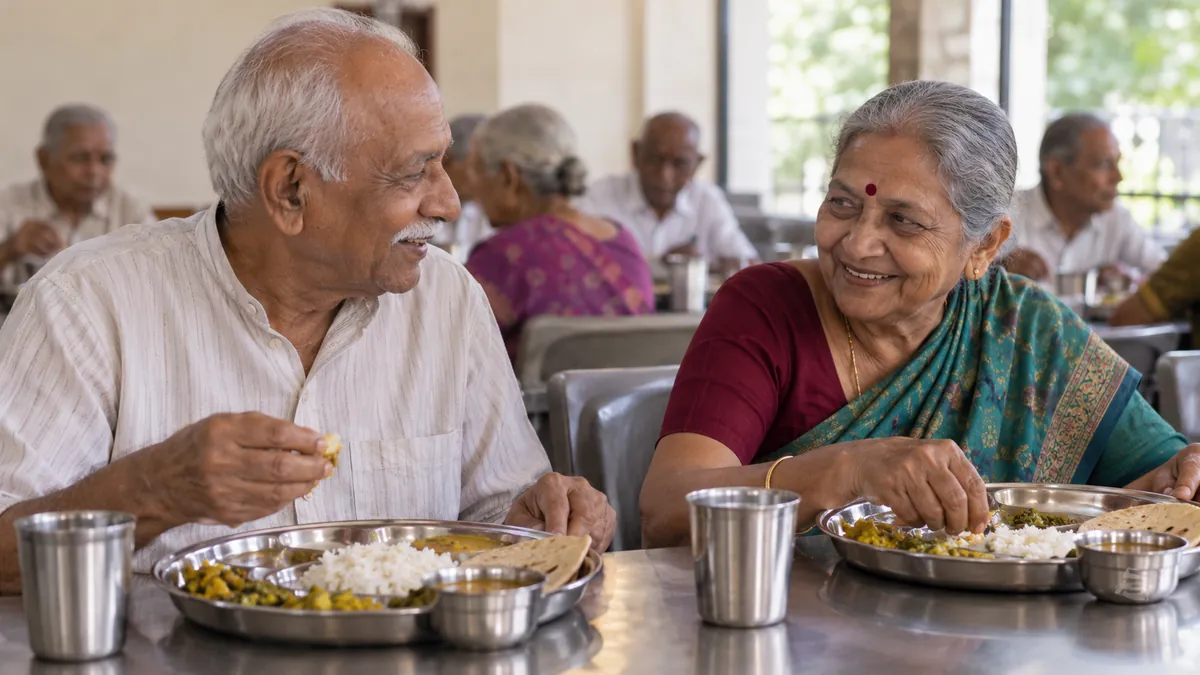 Meal support for a group of elders