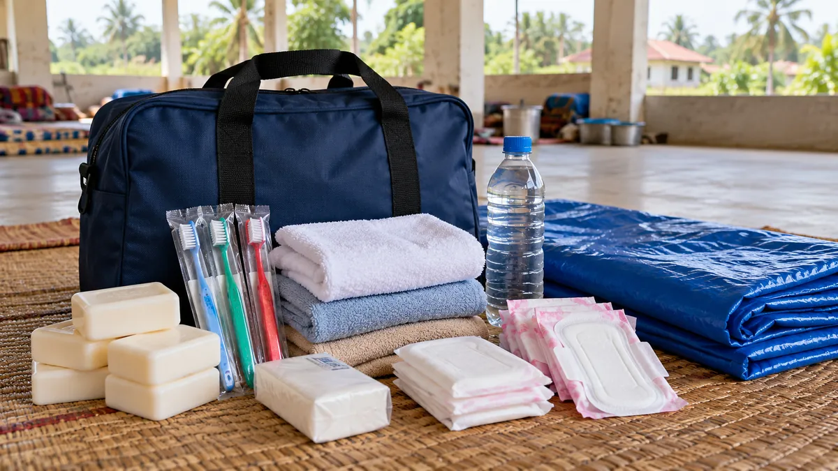 Emergency hygiene kit