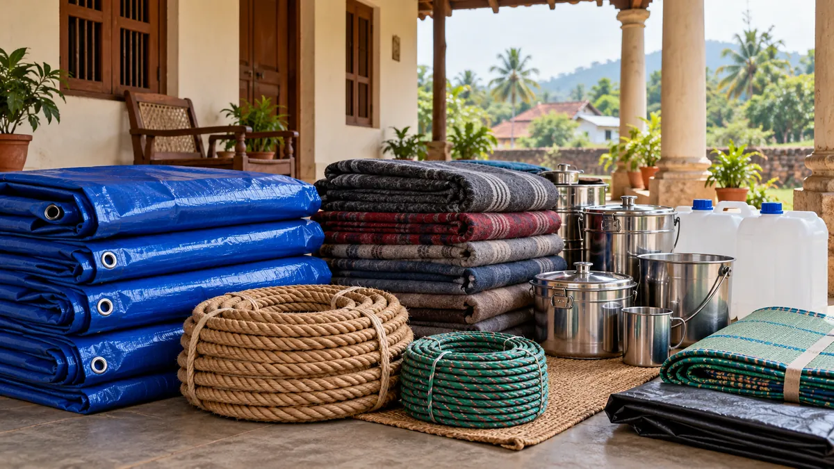 Temporary shelter support